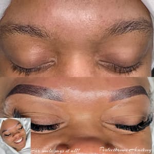 Eyebrow Tattoo result by Perfectbrows Beauty Bar in Dayton, OH