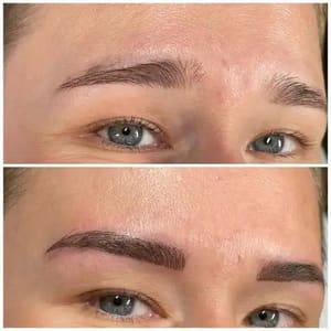 Eyebrow Tattoo result by Perfected Beauty in Arlington, VA
