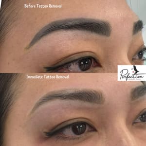 Eyebrow Tattoo result by Perfection Permanent Makeup in Bethesda, MD