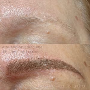 Eyebrow Tattoo result by Perfection Studio in Sandy, UT