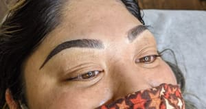 Eyebrow Tattoo result by Peridot Permanent Cosmetics in Indian Trail, NC
