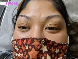 Eyebrow Tattoo result by Peridot Permanent Cosmetics in Indian Trail, NC