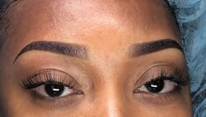 Eyebrow Tattoo result by Peridot Permanent Cosmetics in Indian Trail, NC