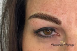 Eyebrow Tattoo result by Peridot Studio in Lubbock, TX