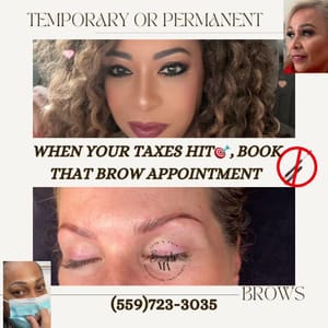 Eyebrow Tattoo result by PermaBeauty by May in Visalia, CA