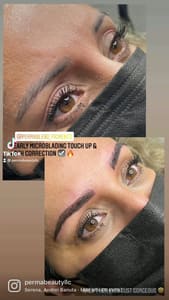 Eyebrow Tattoo result by Permabeauty LLC in Falls Church, VA
