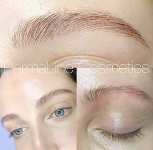 Eyebrow Tattoo result by PermaLine Cosmetics in Huntington, NY