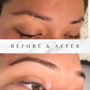 Eyebrow Tattoo result by Permanence By Jasmine in Houston, TX