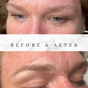Eyebrow Tattoo result by Permanence By Jasmine in Houston, TX