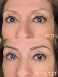 Eyebrow Tattoo result by Permanent Babe Studio in Grand Terrace, CA