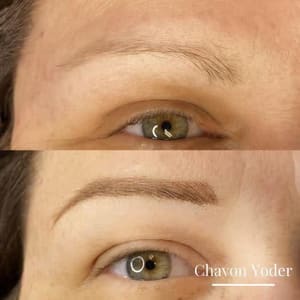 Eyebrow Tattoo result by Permanent Beauty Boutique LLC in Aurora, OH