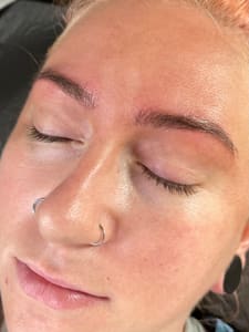 Eyebrow Tattoo result by Permanent Beauty by Marian in Ocean Township, NJ