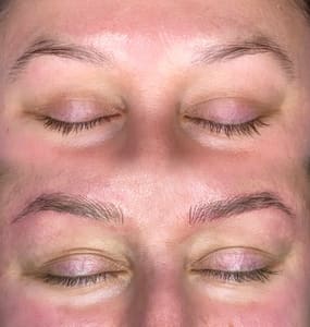 Eyebrow Tattoo result by Permanent Beauty by Marian in Ocean Township, NJ