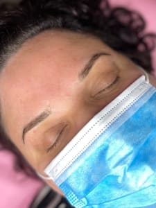 Eyebrow Tattoo result by Permanent Beauty by Marian in Ocean Township, NJ