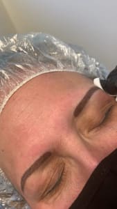 Eyebrow Tattoo result by Permanent Beauty in Clayton, NC