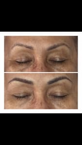 Eyebrow Tattoo result by Permanent Beauty in Harlingen, TX