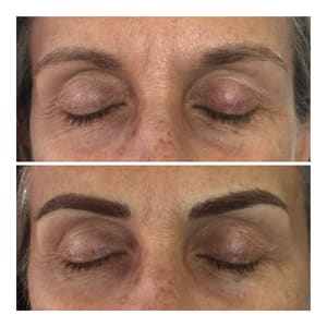 Eyebrow Tattoo result by Permanent Beauty in Harlingen, TX