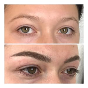 Eyebrow Tattoo result by Permanent Beauty in Harlingen, TX