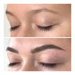 Eyebrow Tattoo result by Permanent Beauty in Harlingen, TX