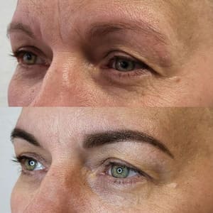Eyebrow Tattoo result by Permanent Beauty in Harlingen, TX