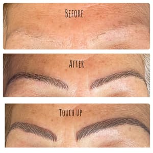 Eyebrow Tattoo result by Permanent Bella in Provo, UT