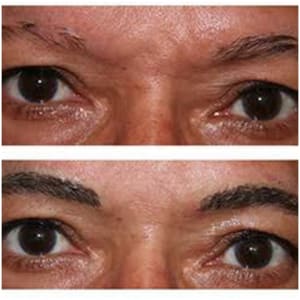 Eyebrow Tattoo result by Permanent Cosmetic Design in Meridian, ID
