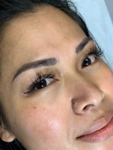 Eyebrow Tattoo result by Permanent Cosmetics by Alaina in Tustin, CA
