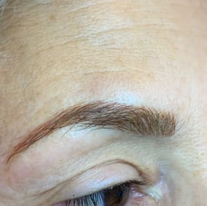 Eyebrow Tattoo result by Permanent Cosmetics by Amy / Skin City in Somers Point, NJ