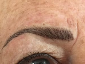 Eyebrow Tattoo result by Permanent Cosmetics by Amy / Skin City in Somers Point, NJ