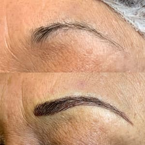 Eyebrow Tattoo result by Permanent Cosmetics by Amy / Skin City in Somers Point, NJ