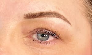 Eyebrow Tattoo result by Permanent Cosmetics by Crystal Mitchell in Dickson, TN
