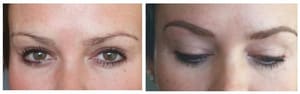 Eyebrow Tattoo result by Permanent Cosmetics By Karesa LLC in Franklin, OH