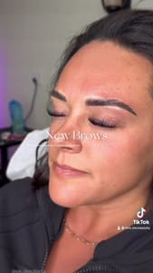 Eyebrow Tattoo result by Permanent Cosmetics by Lyndi McMullen in Appleton, WI