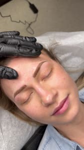 Eyebrow Tattoo result by Permanent Cosmetics by Lyndi McMullen in Appleton, WI