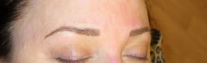 Eyebrow Tattoo result by Permanent Cosmetics by Tina Pinz in Boise, ID