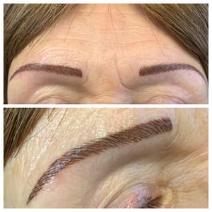 Eyebrow Tattoo result by Permanent Cosmetics HHI, Inc. in Bluffton, SC