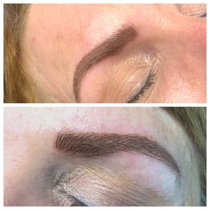 Eyebrow Tattoo result by Permanent Cosmetics HHI, Inc. in Bluffton, SC