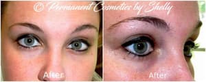 Eyebrow Tattoo result by Permanent Cosmetics & Microblading by Shelly in Hartland, WI