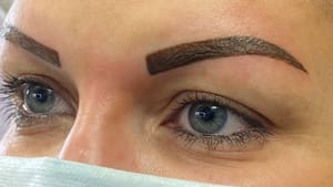 Eyebrow Tattoo result by Permanent Cosmetics of NY in Massena, NY