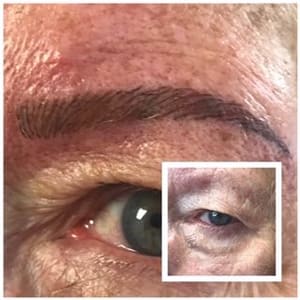 Eyebrow Tattoo result by Permanent Cosmetics of NY in Massena, NY