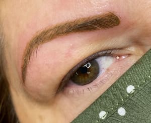 Eyebrow Tattoo result by Permanent Cosmetics of NY in Massena, NY