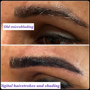 Eyebrow Tattoo result by Permanent Cosmetics of NY in Sheridan WY in Sheridan, WY