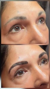Eyebrow Tattoo result by Permanent Cosmetics of Ocean County LLC in Toms River, NJ
