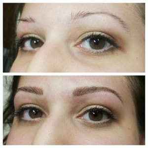 Eyebrow Tattoo result by Permanent Cosmetics of Utah by Shelly Bohman in West Valley City, UT