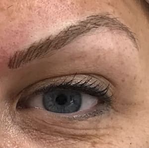 Eyebrow Tattoo result by Permanent Cosmetics & Salon by Staci in Mankato, MN