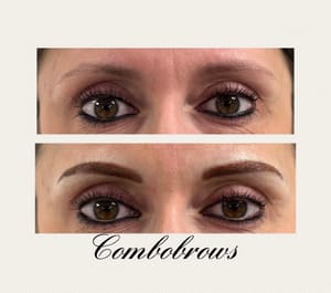 Eyebrow Tattoo result by Permanent Cosmetics & Salon by Staci in Mankato, MN