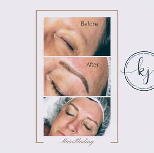 Eyebrow Tattoo result by Permanent Cosmetics Studio By Kristen Jenkins in Jacksonville, IL
