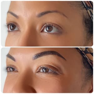 Eyebrow Tattoo result by Permanent Elegance LLC in Mclean, VA