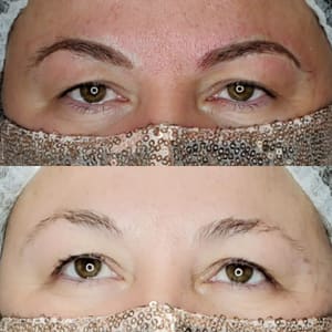 Eyebrow Tattoo result by Permanent Elegant Makeup in Kansas City, MO