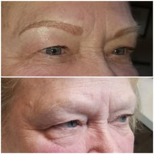 Eyebrow Tattoo result by Permanent Elegant Makeup in Kansas City, MO